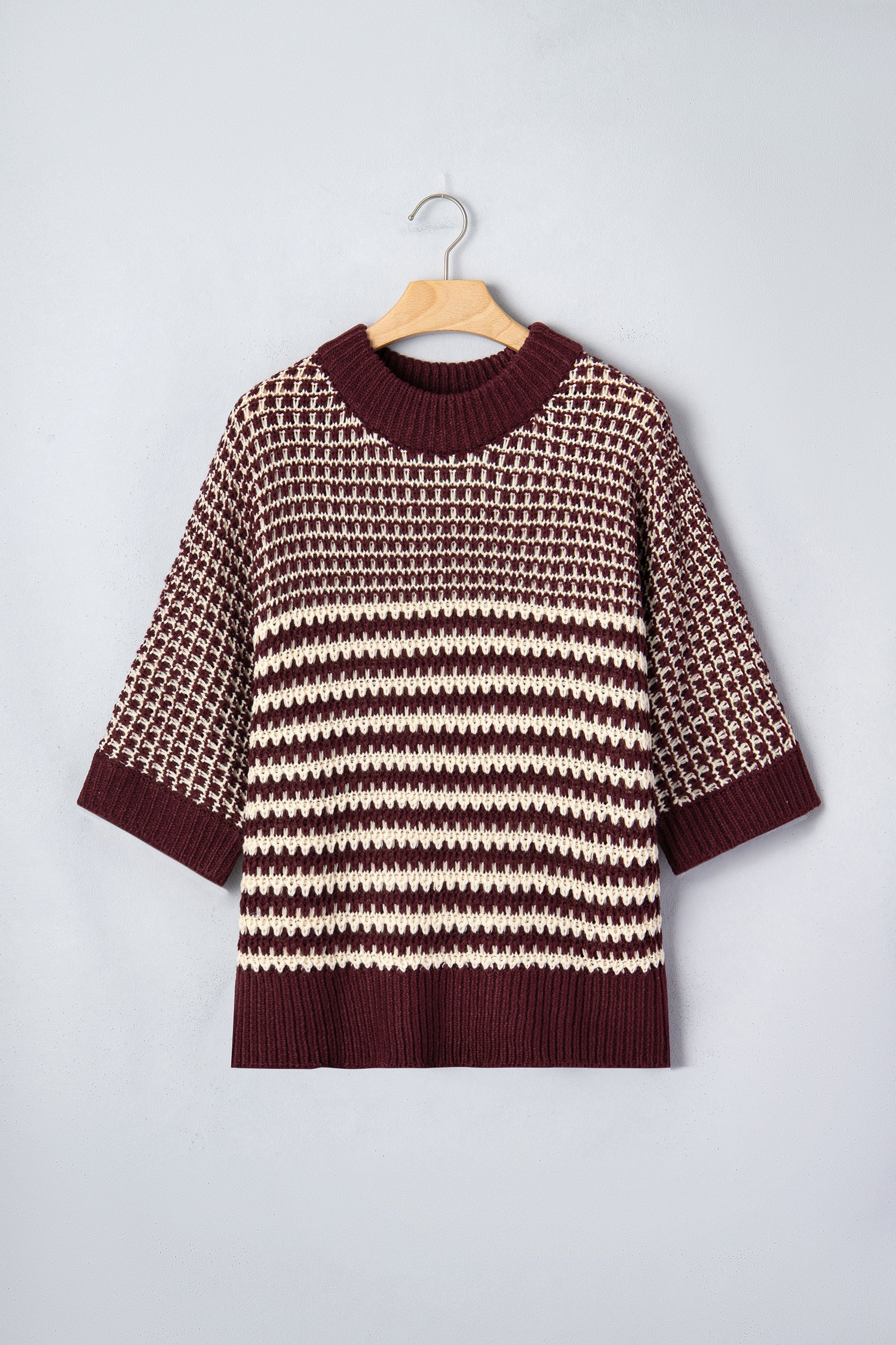 Cutie Stripe Slouchy Sweater Dear-Lover Dropshipping
