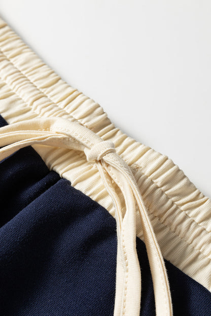 Plus Color Block Top and Lace-up Skirt Outfit Dear-Lover Dropshipping