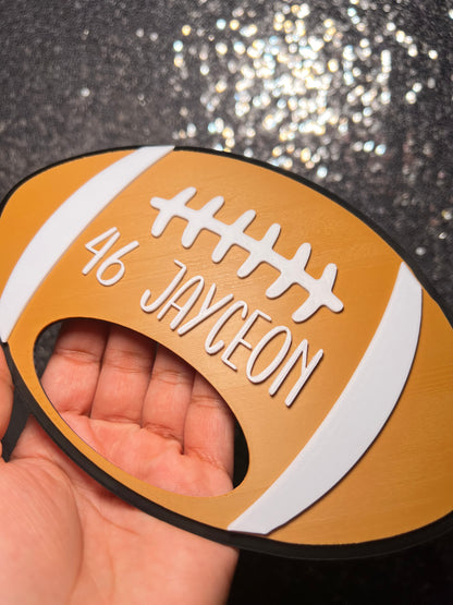 Custom Football Handheld Fan