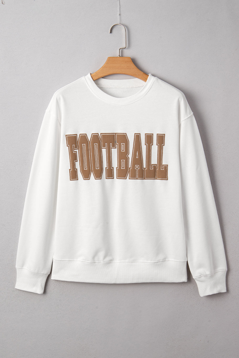 FOOTBALL Graphic Crew Neck Sweatshirt Dear-Lover Dropshipping