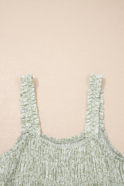 Square Neck Sleeveless Floral Jumpsuit Dear-Lover Dropshipping