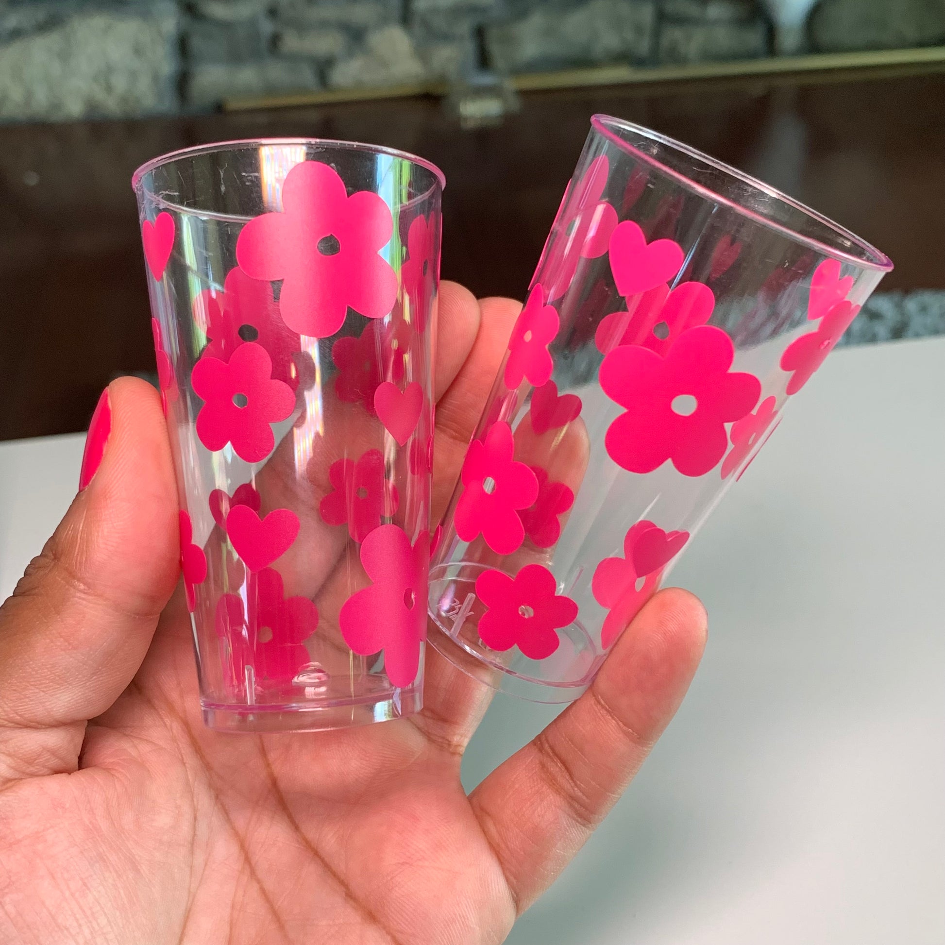 Daisy Plastic Shot Glass 2 Pack Daisie Boutique