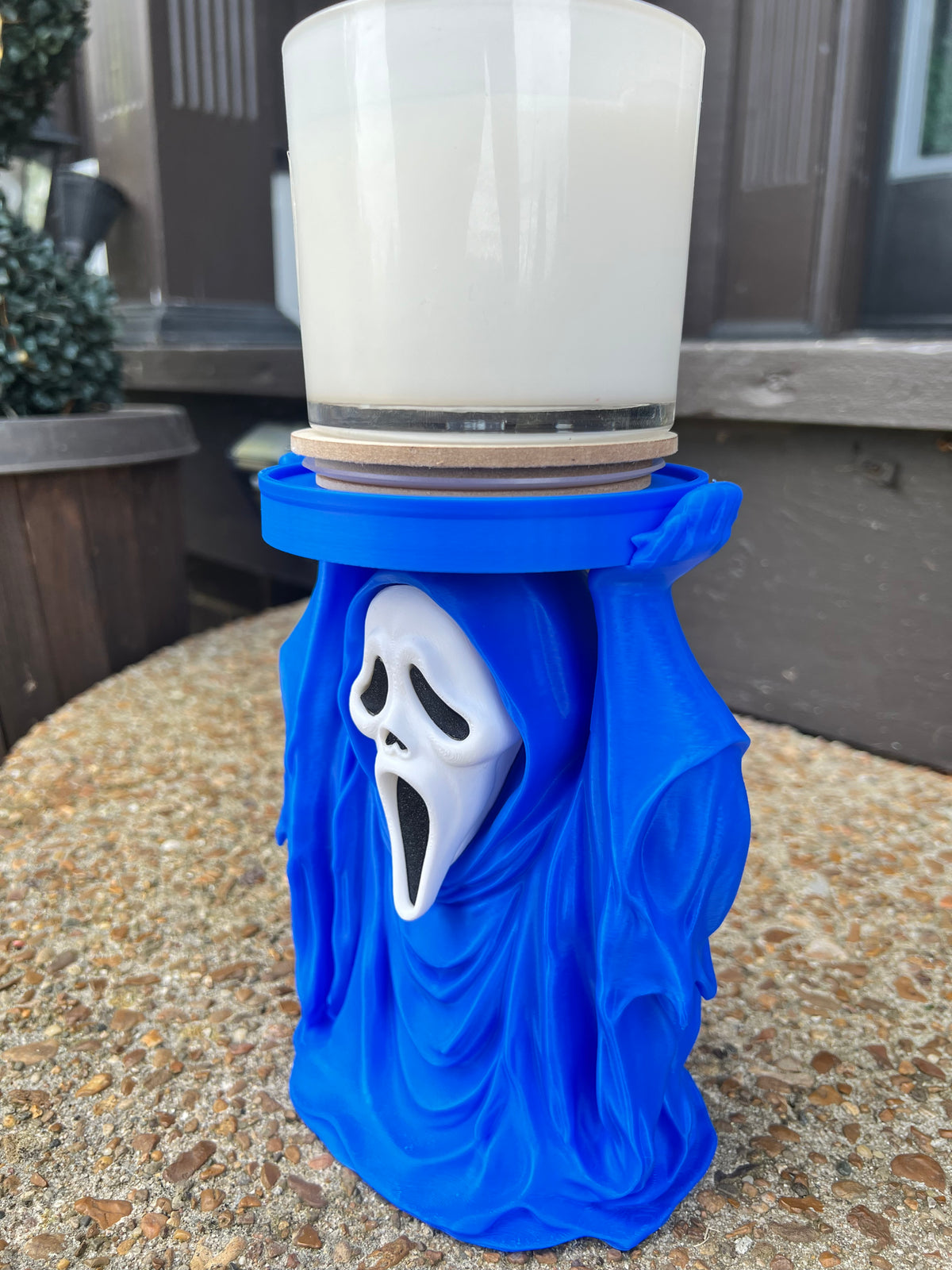 Ghosty Face 3-Wick Candle Holder | Daisie & Co.