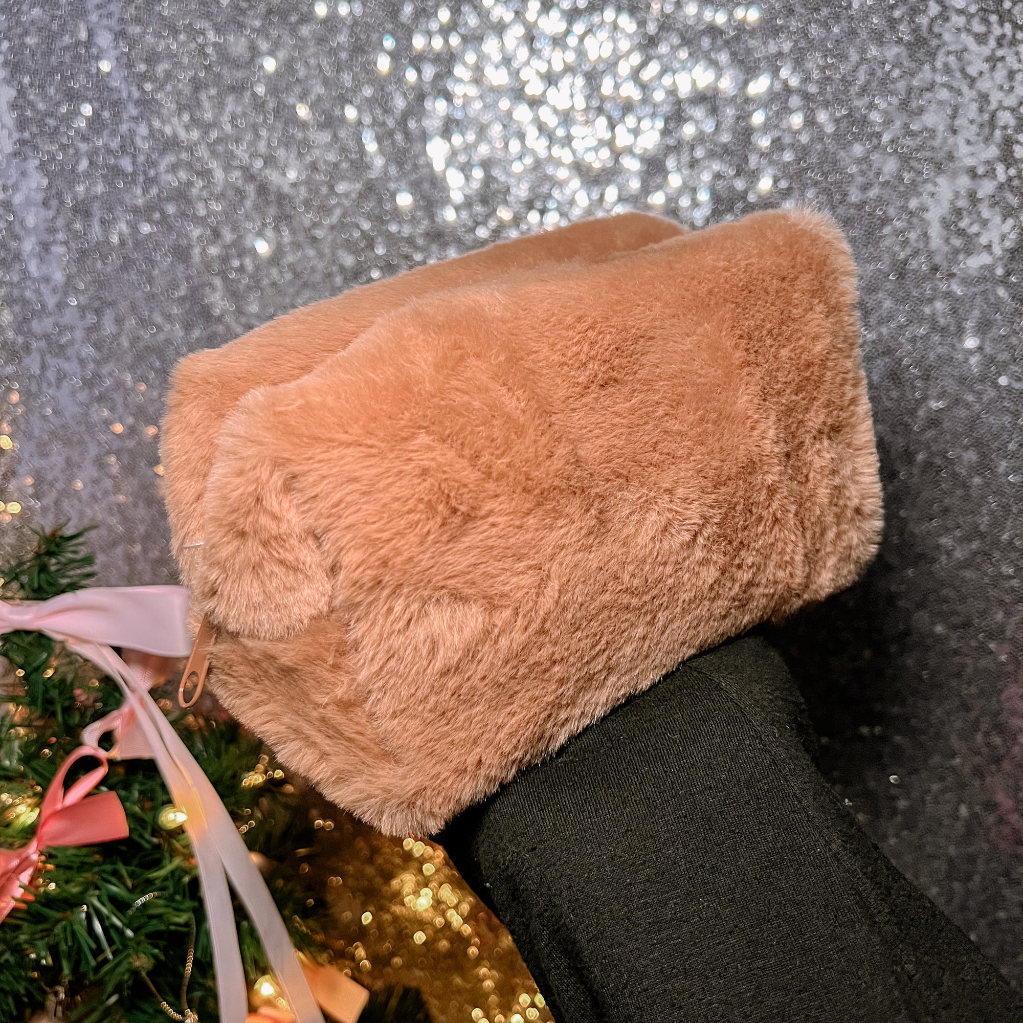 Cozy Plush Cosmetic Bag Daisie Boutique