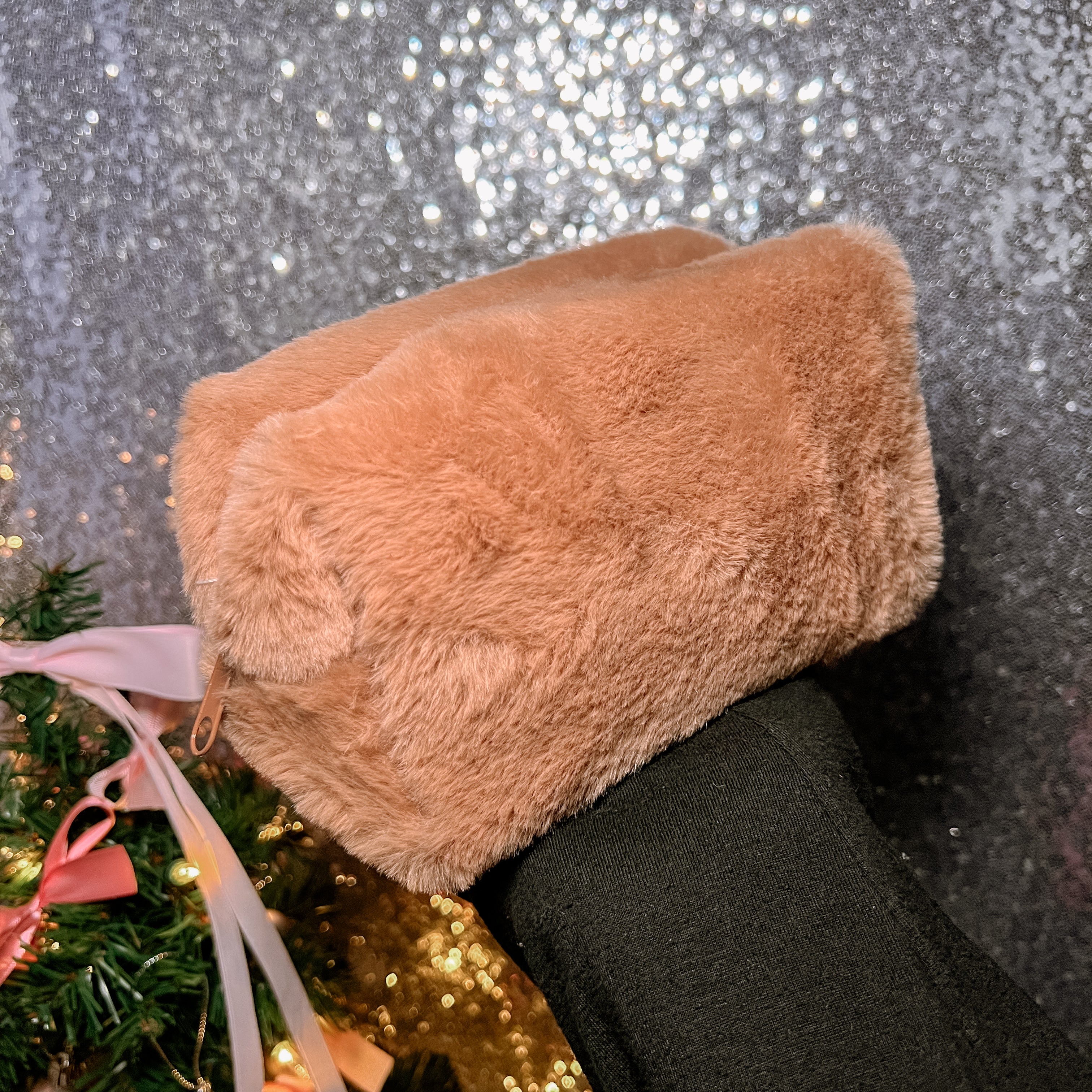 Cozy Plush Cosmetic Bag Daisie Boutique