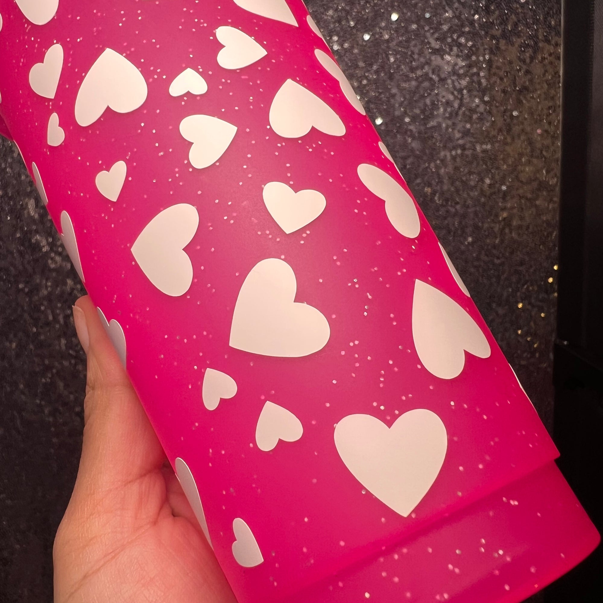 Love Heart 24 Ounce Cold Cup