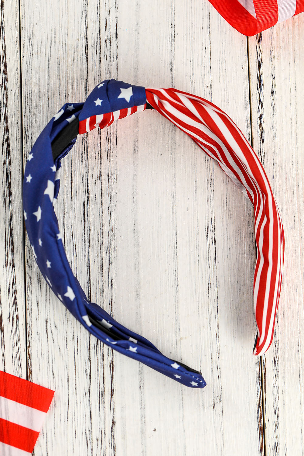 American Flag Bow Knot Wide Headband Daisie Boutique
