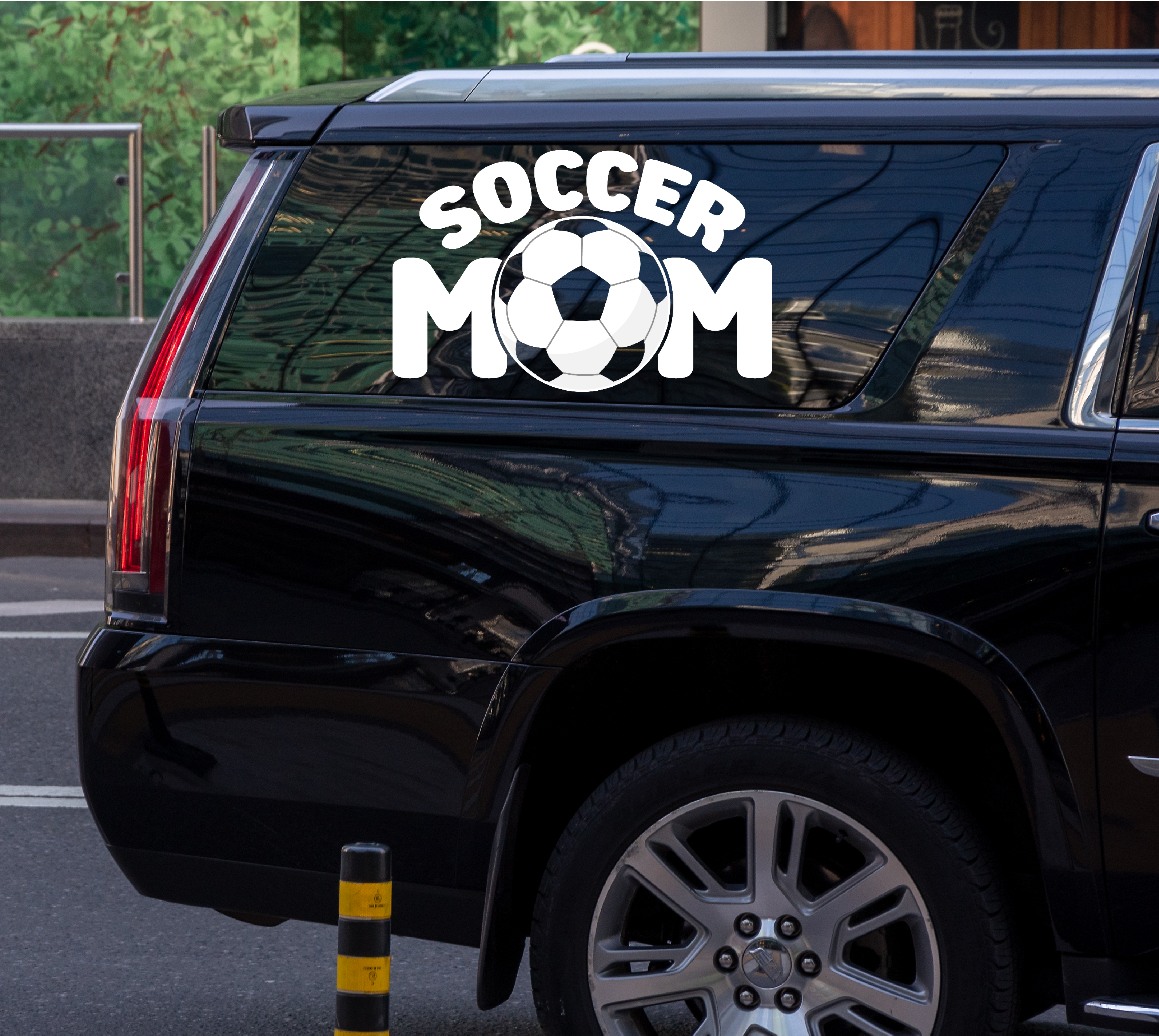 Sports Mom Car Window Sticker Daisie