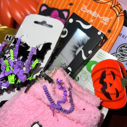 Cutie Kitty Halloween Boo Basket Daisie Boutique