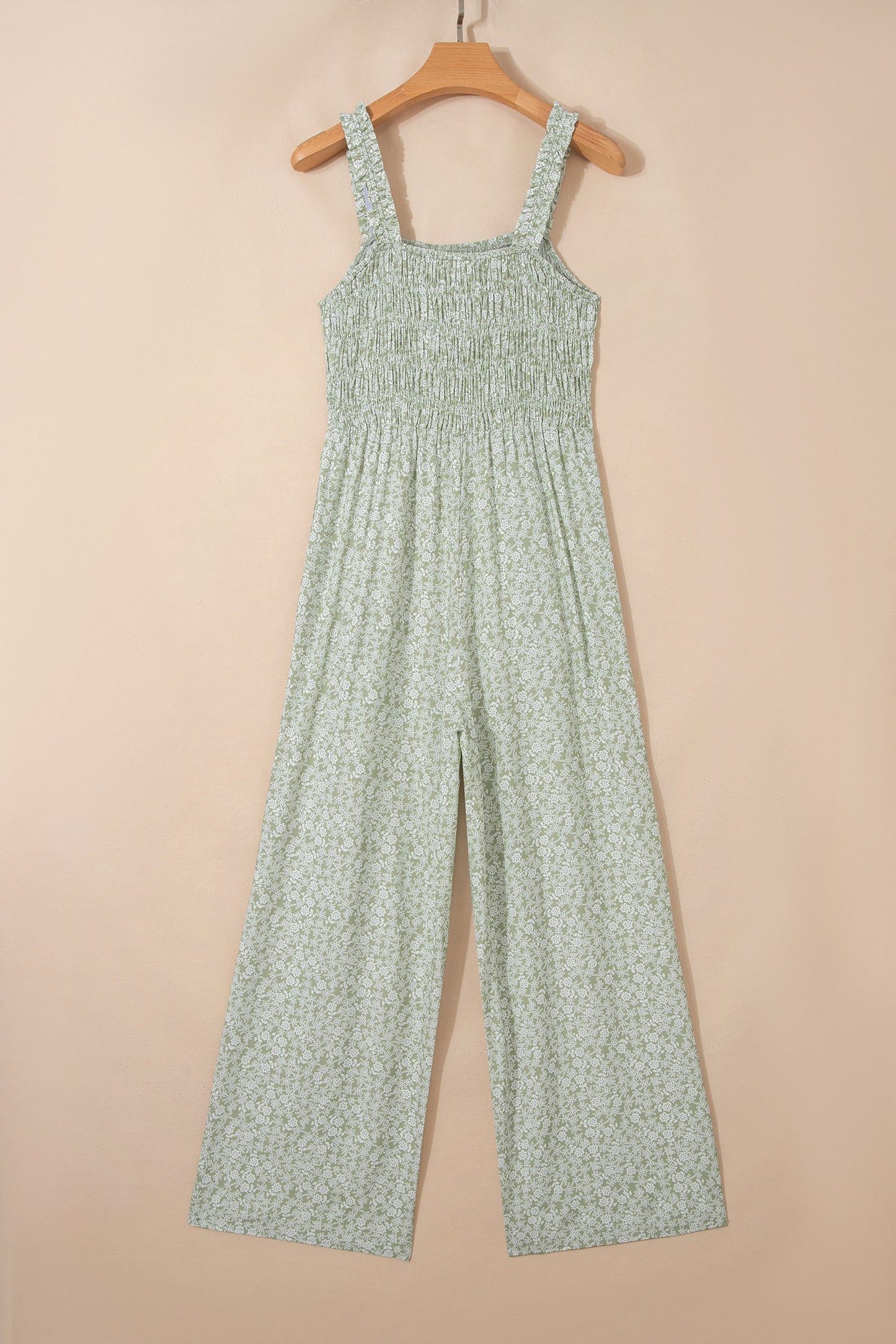 Square Neck Sleeveless Floral Jumpsuit Dear-Lover Dropshipping
