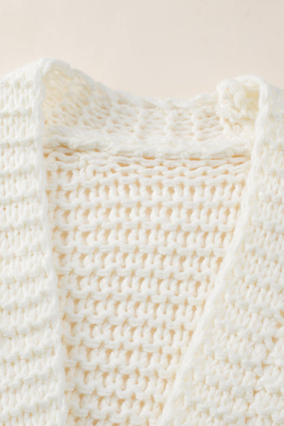 Chunky Oversize Knit Puff Sleeve Cardigan Dear-Lover Dropshipping