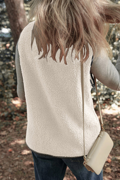 Sherpa Pocket Button Vest Dear-Lover Dropshipping
