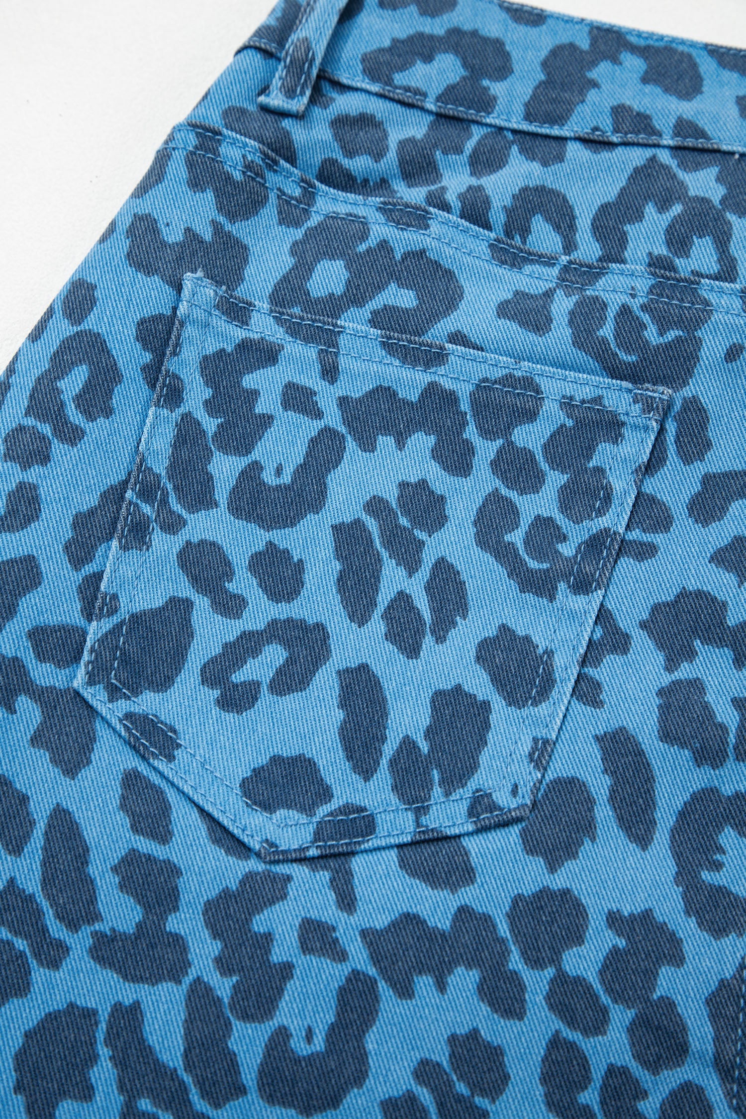 Leopard Denim Midi Skirt Dear-Lover Dropshipping