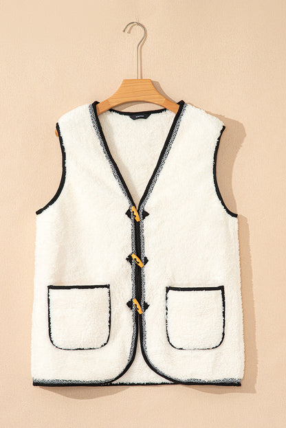 Sherpa Pocket Button Vest Dear-Lover Dropshipping
