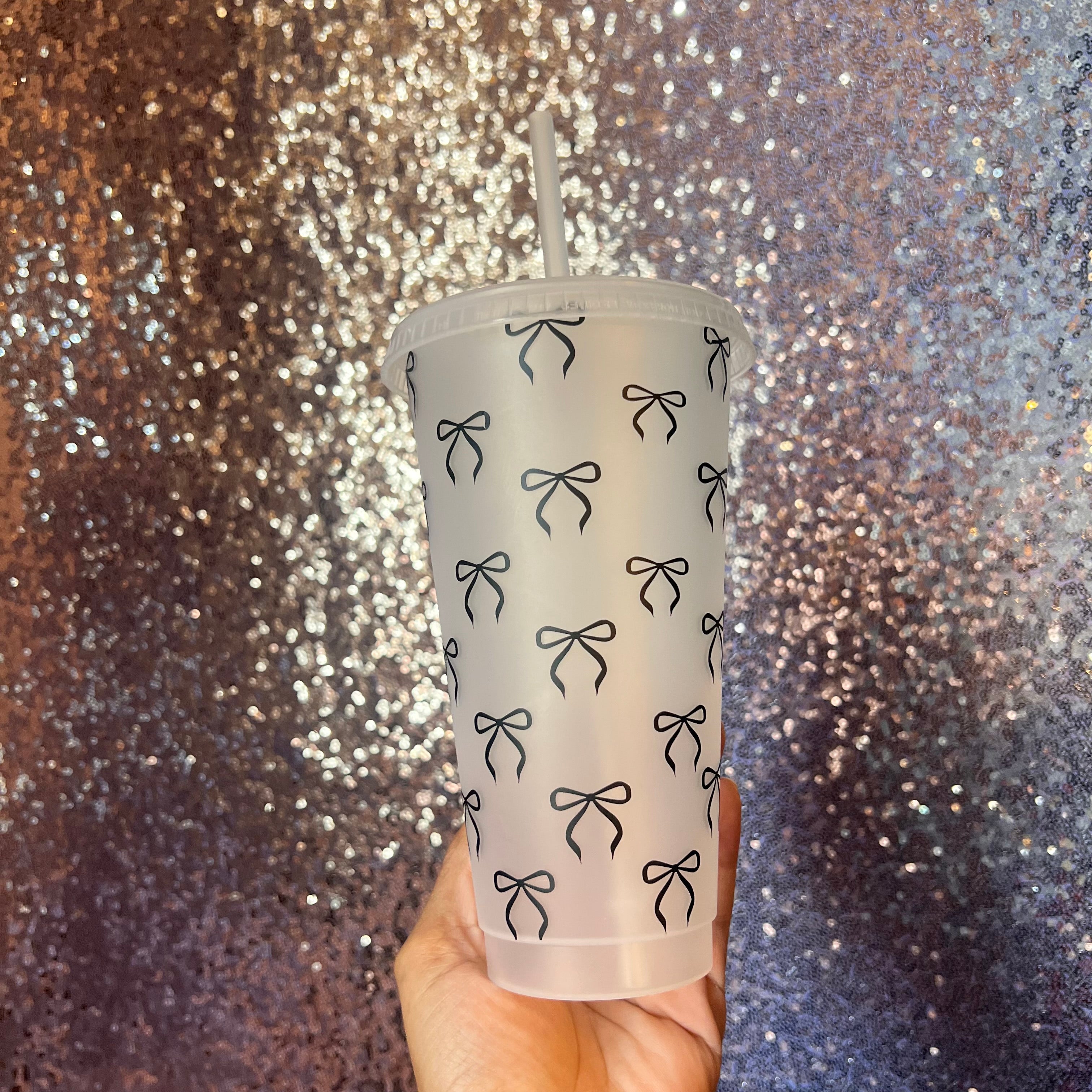 Cutie Bow - 24 Ounce Coquette Cold Cup Daisie