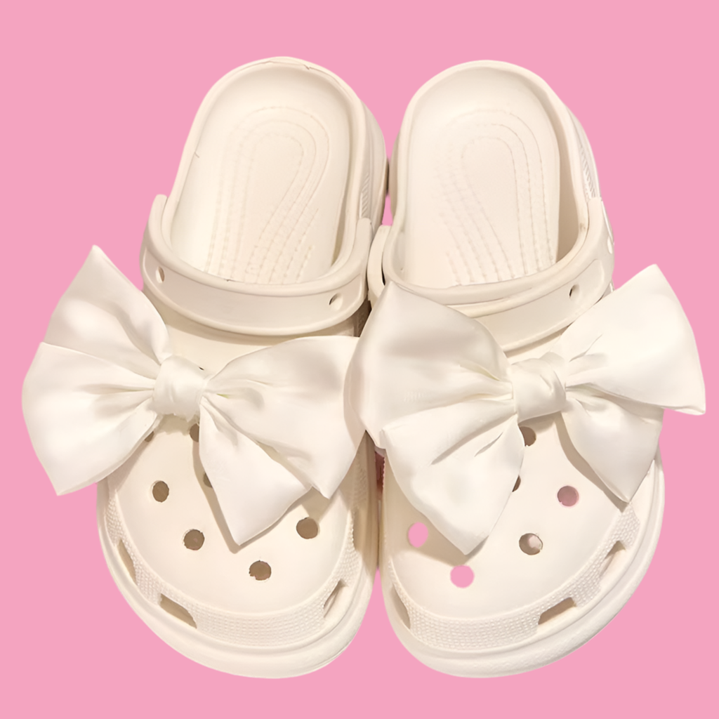 Giant Coquette Bow - Shoe or Beach Bag Charm Set Daisie Boutique