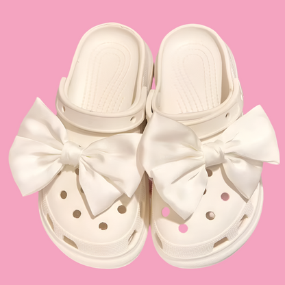 Giant Coquette Bow - Shoe or Beach Bag Charm Set Daisie Boutique