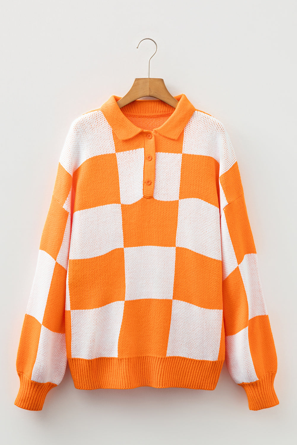Cutie Checkered Sweater Dear-Lover Dropshipping