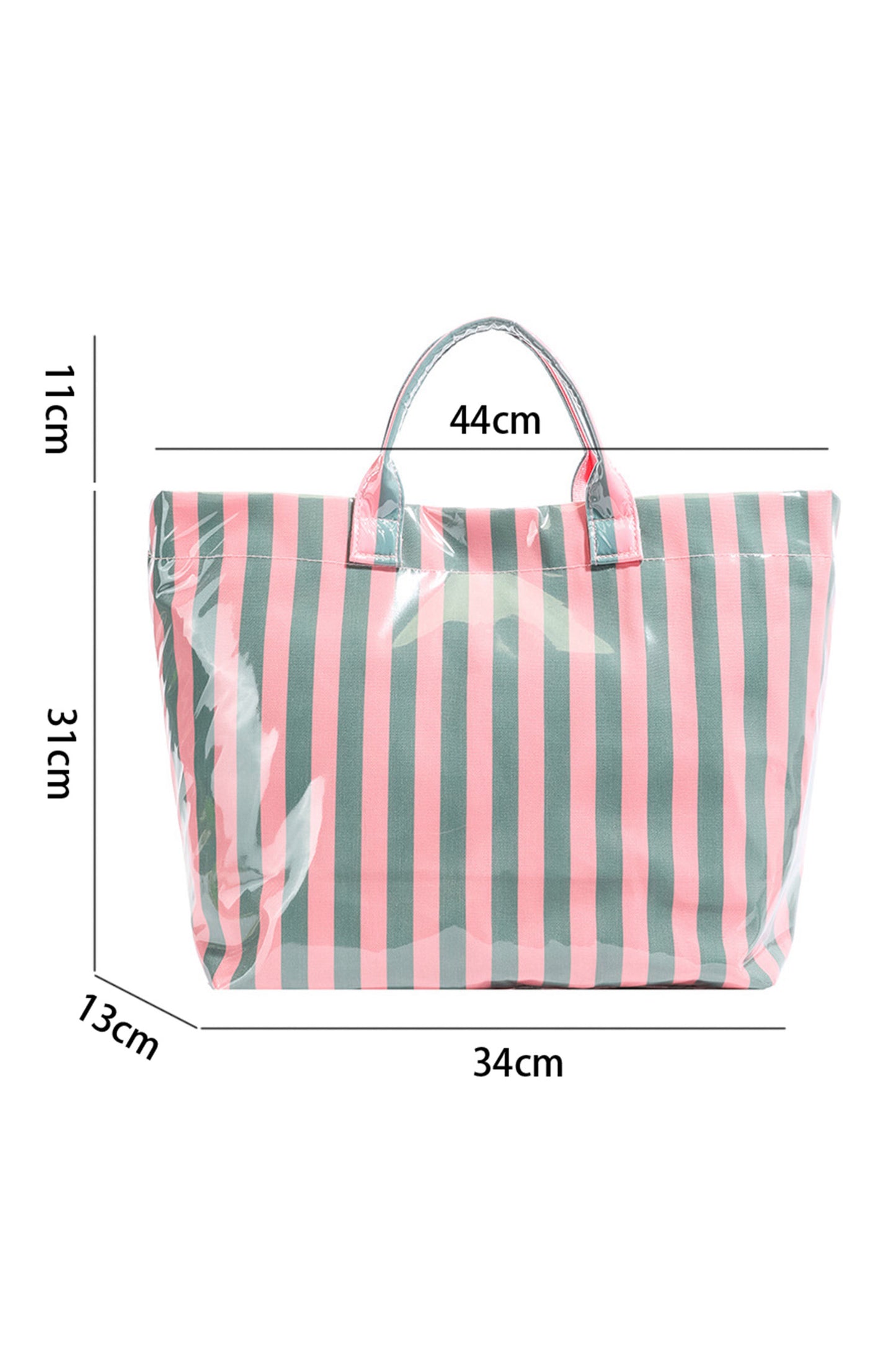 Polka Dot Waterproof PVC Tote Bag