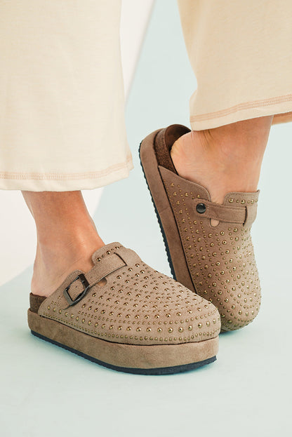 Buckle Platform Slippers Dear-Lover Dropshipping