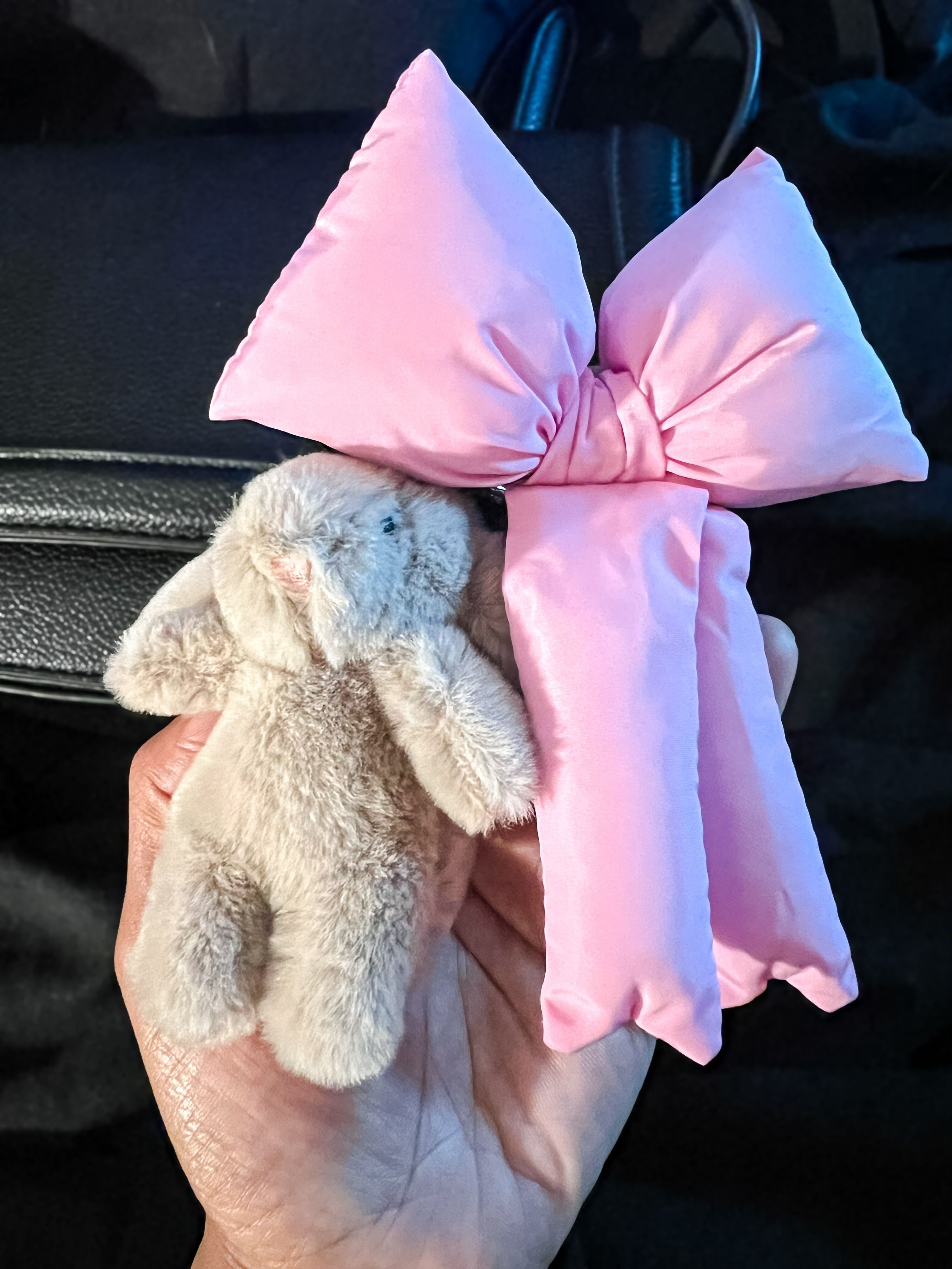 Pink Bow Purse Charm