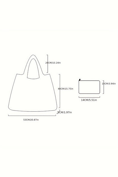 Gothic Bats Large Tote Bag - Purple