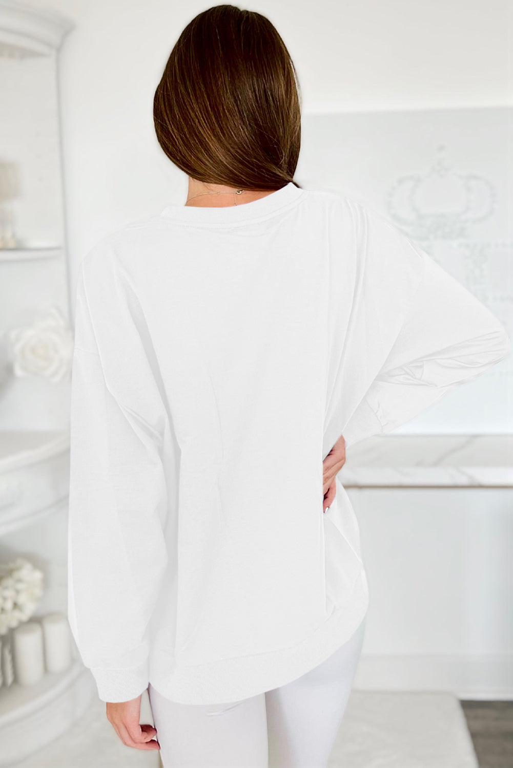 Game Day Drop Shoulder Graphic Sweatshirt Daisie Boutique