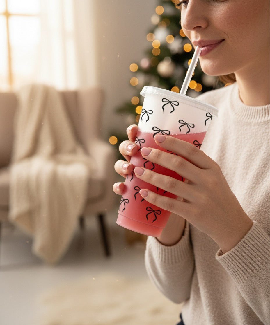 Cutie Mini Bow - 24 Ounce Cold Cup Daisie