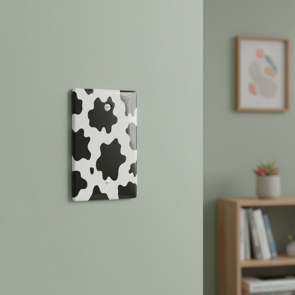 Cow Print Light Switch Plate – 1 Piece Daisie Boutique
