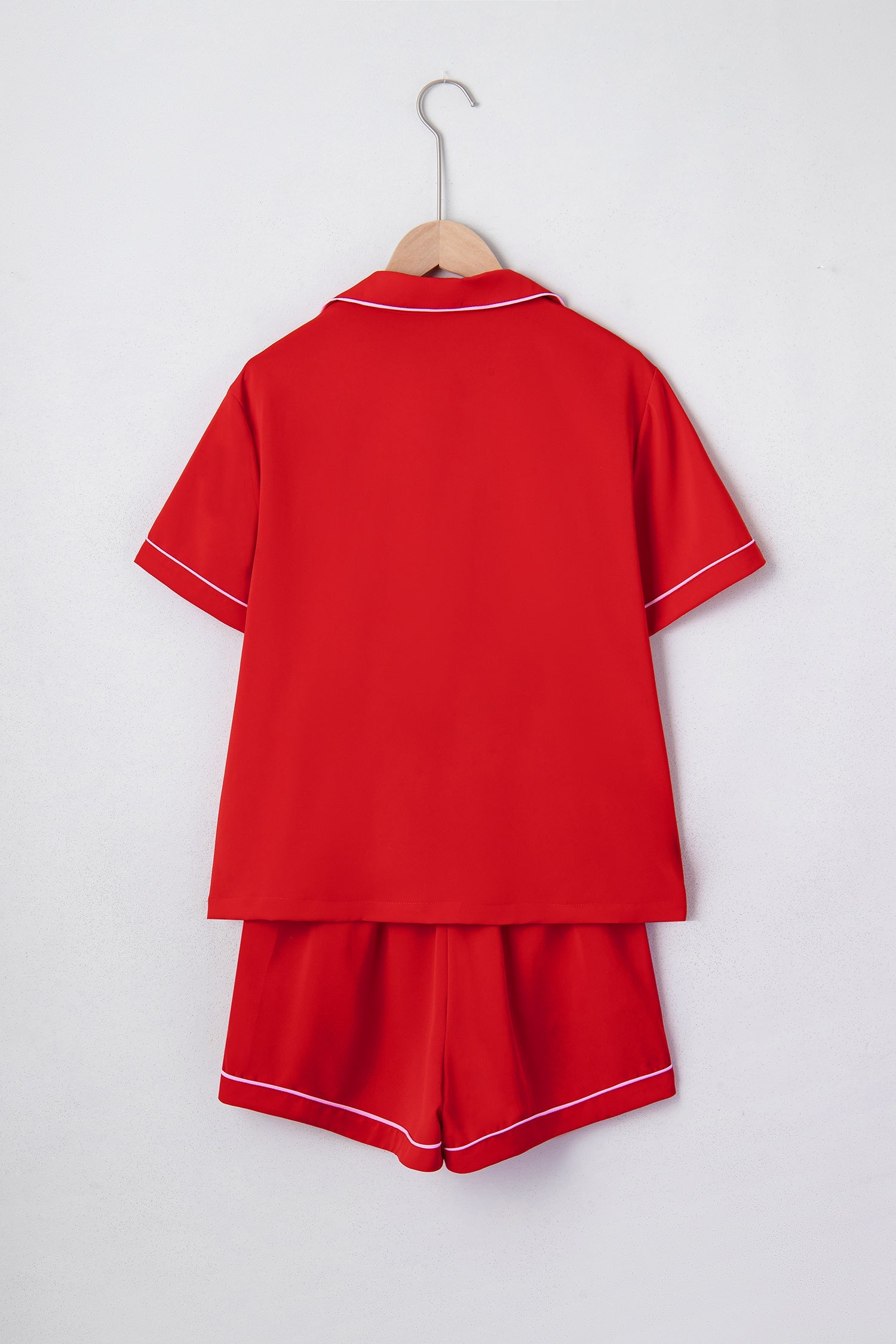 Ribbon Bow Short Silky 2pcs Pajama Set Dear-Lover Dropshipping