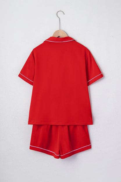 Ribbon Bow Short Silky 2pcs Pajama Set Dear-Lover Dropshipping