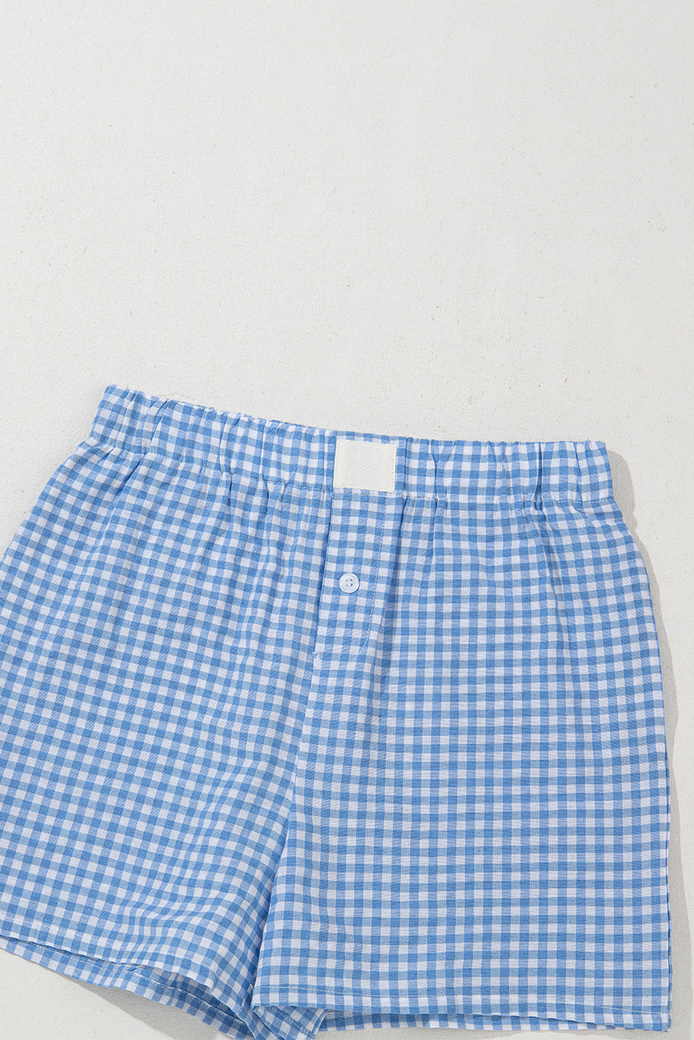 Gingham High Waist Shorts Dear-Lover Dropshipping