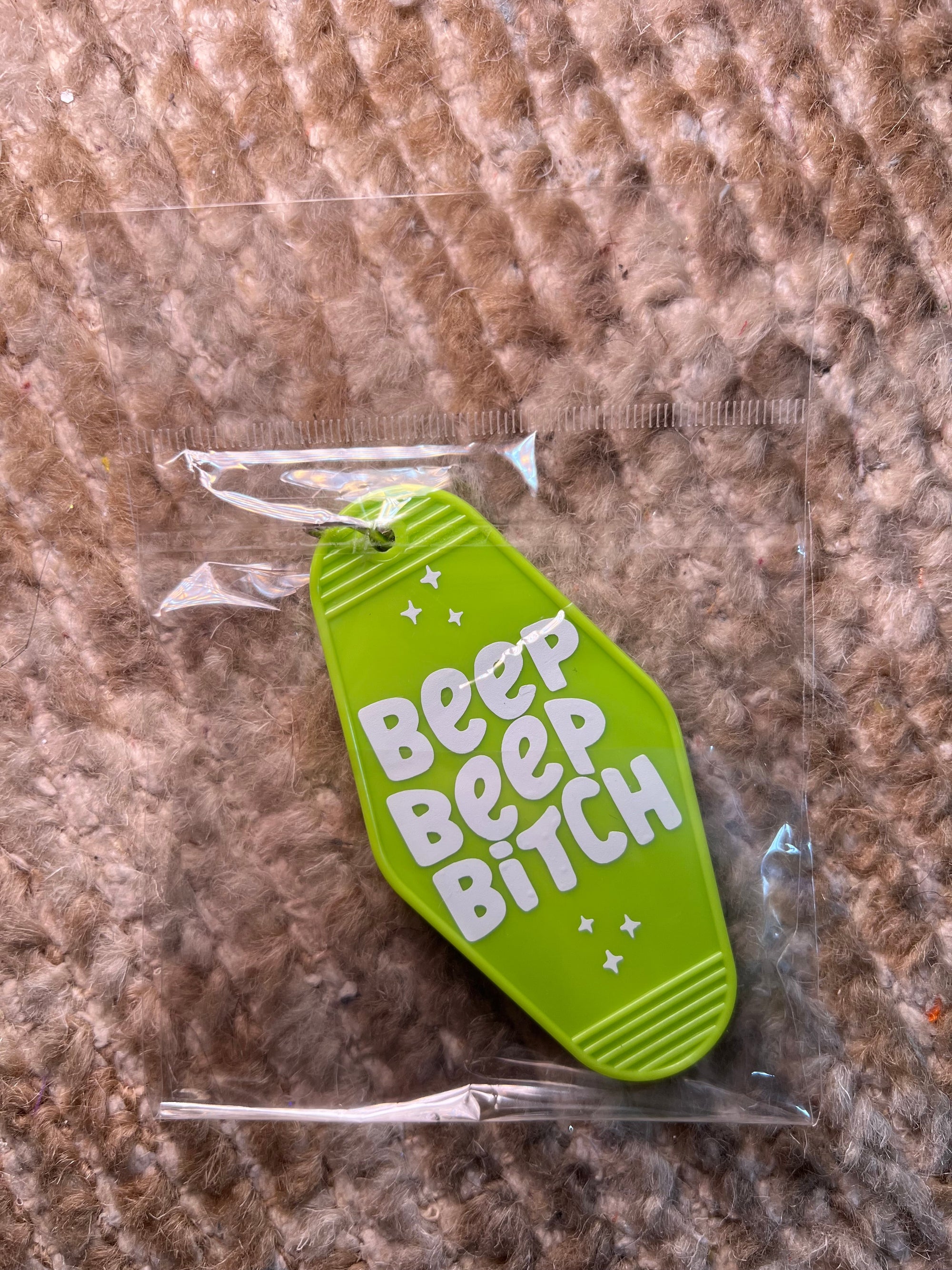BEEP BEEP Cute Motel Keychain Daisie Boutique