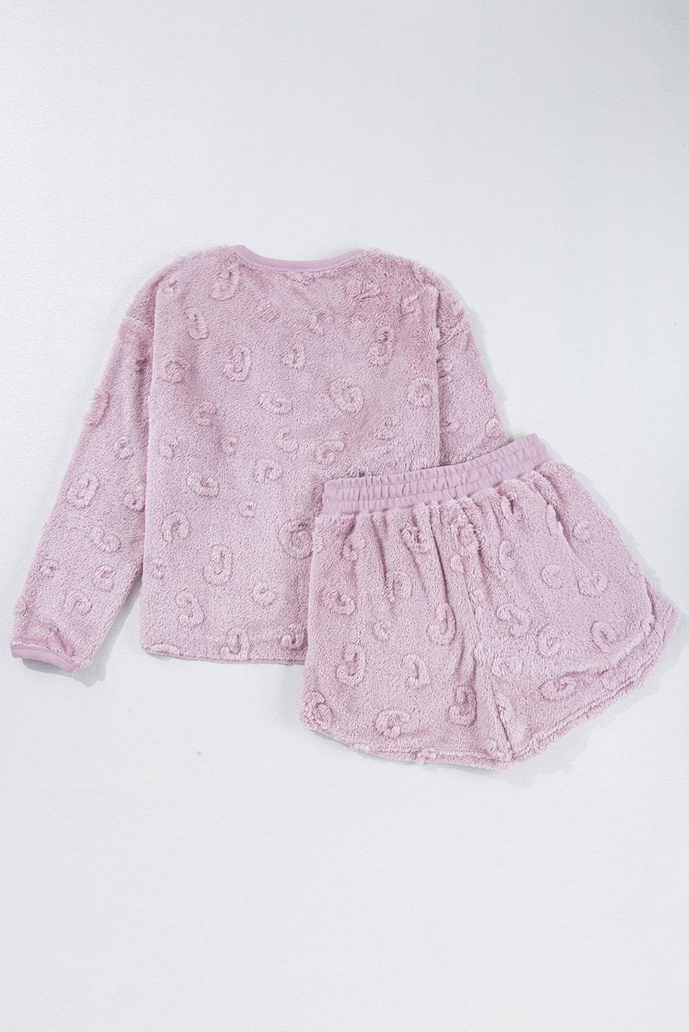Leopard Fleece Lounge Set Daisie Boutique
