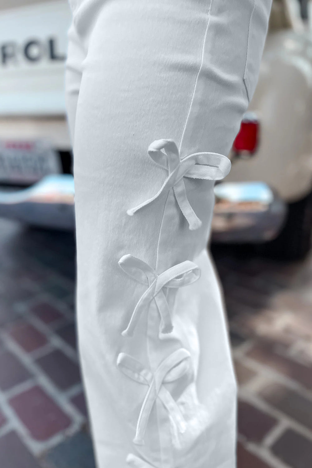 Bow Knot Detail Pants Dear-Lover Dropshipping