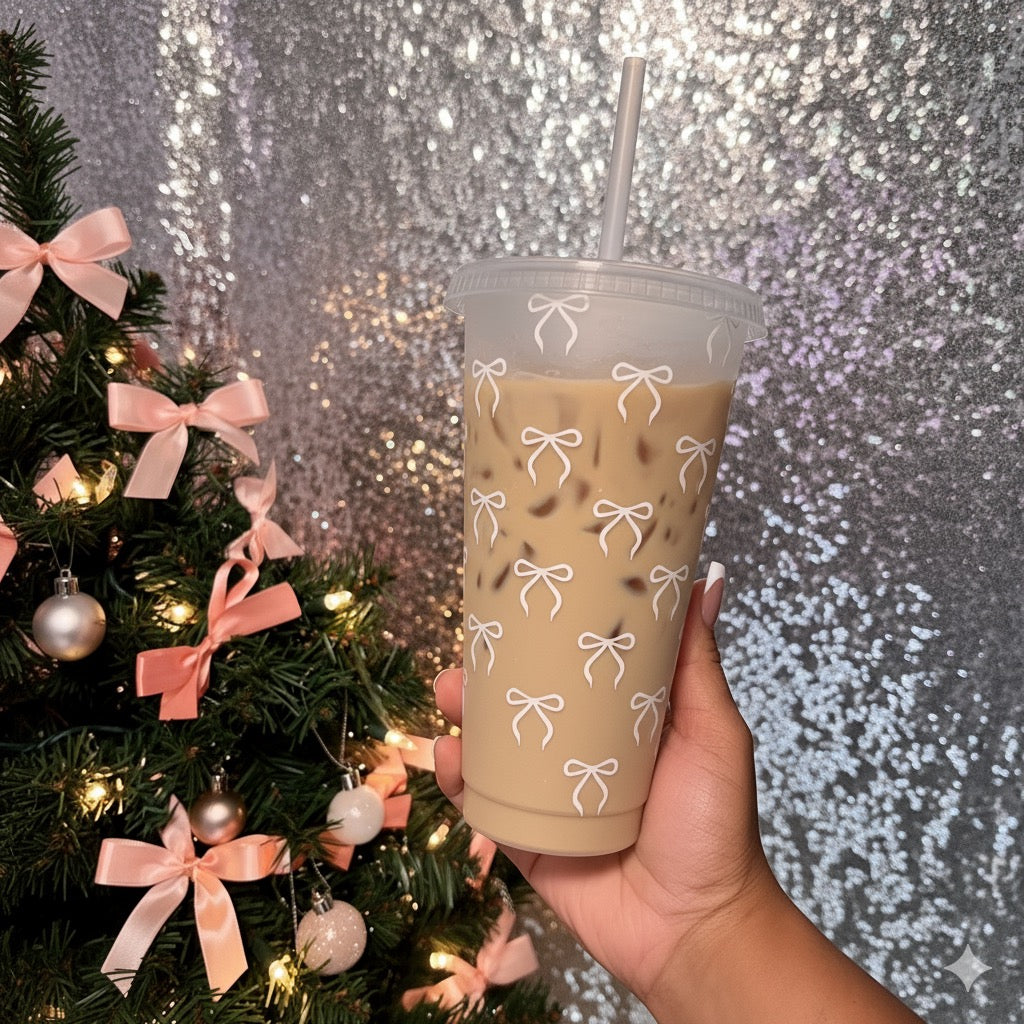 Cutie Mini Bow - 24 Ounce Cold Cup Daisie