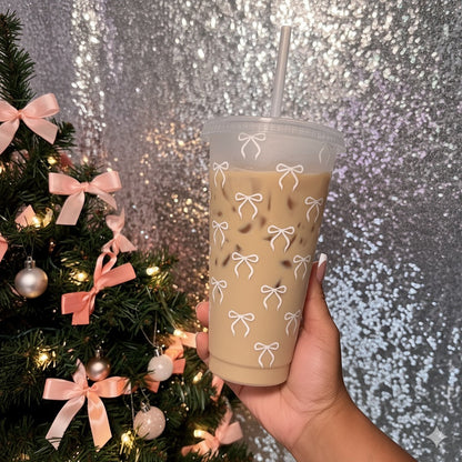 Cutie Mini Bow - 24 Ounce Cold Cup Daisie