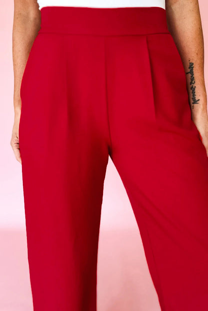 Pleated Detail Pants Dear-Lover Dropshipping
