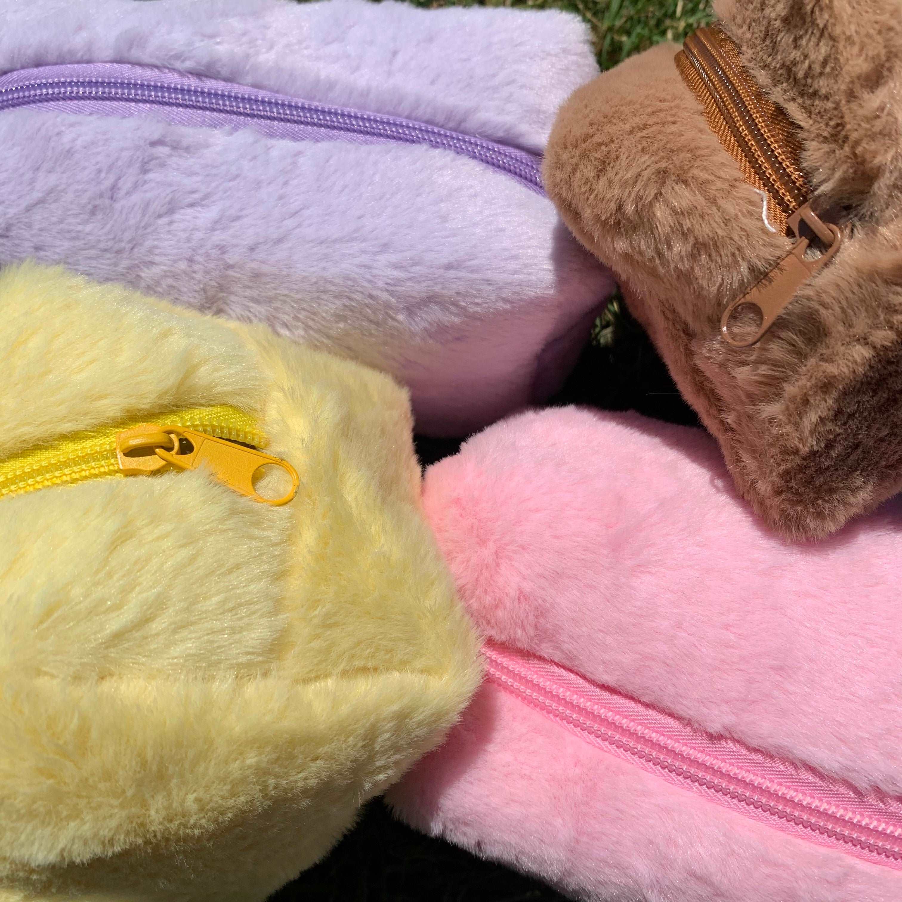 Cozy Plush Cosmetic Bag