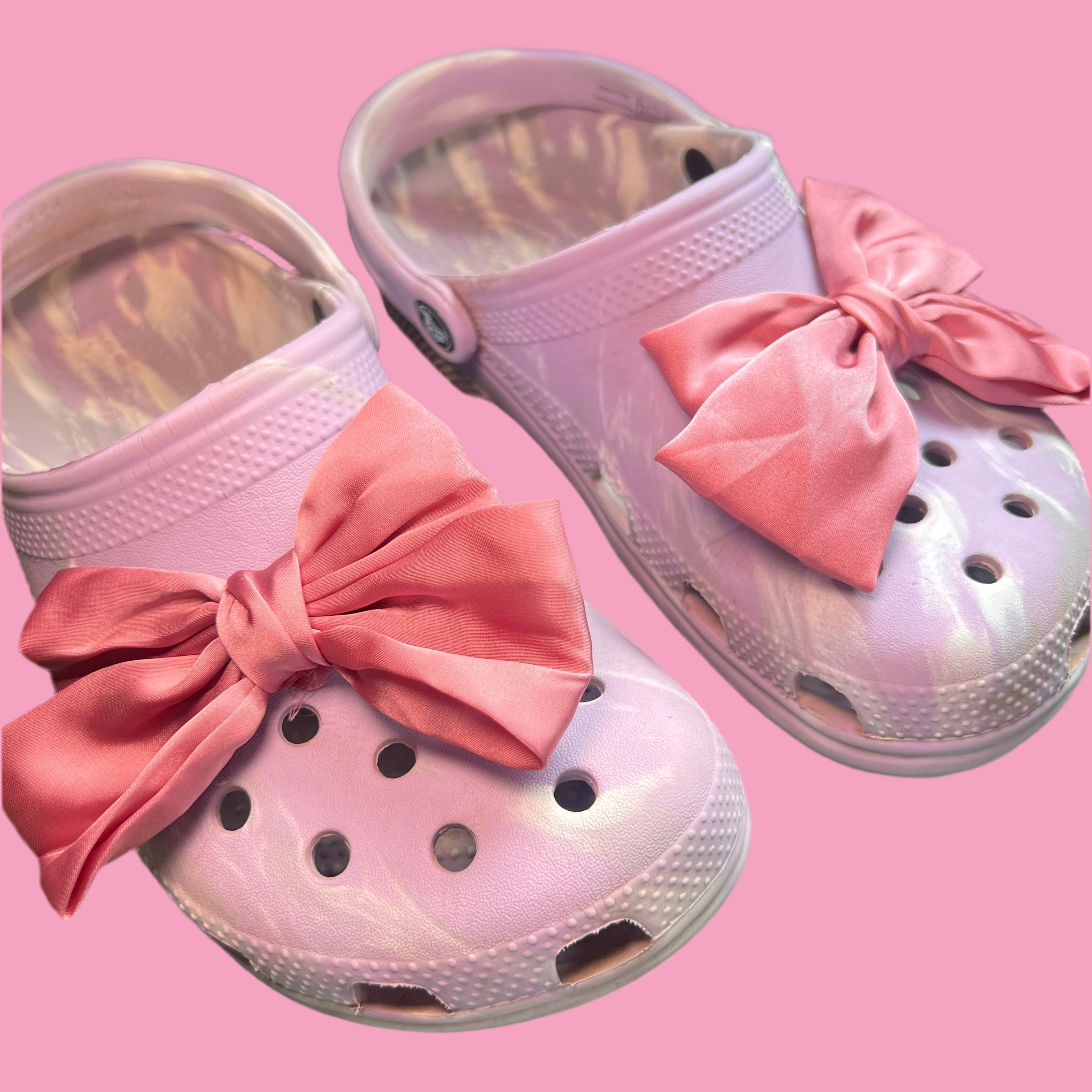 Giant Coquette Bow - Shoe or Beach Bag Charm Set Daisie Boutique