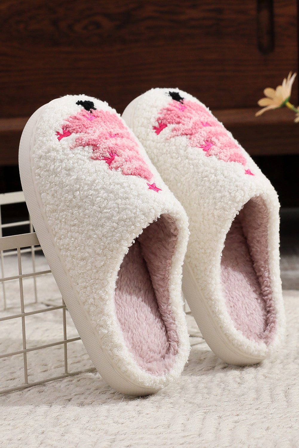Plush Christmas Tree Slippers Dear-Lover Dropshipping