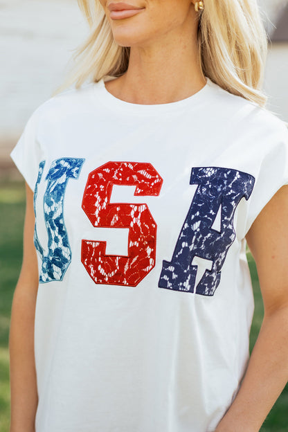 Daisie Boutique USA Graphic Comfy Tee REGULAR - Tops