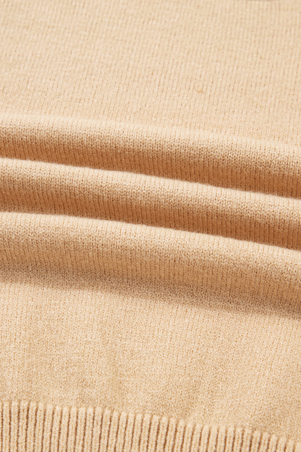 Smoke Gray High Neck Puff Sleeve Sweater Pleated Mini Skirt 2pcs Knitted Outfit Dear-Lover Dropshipping