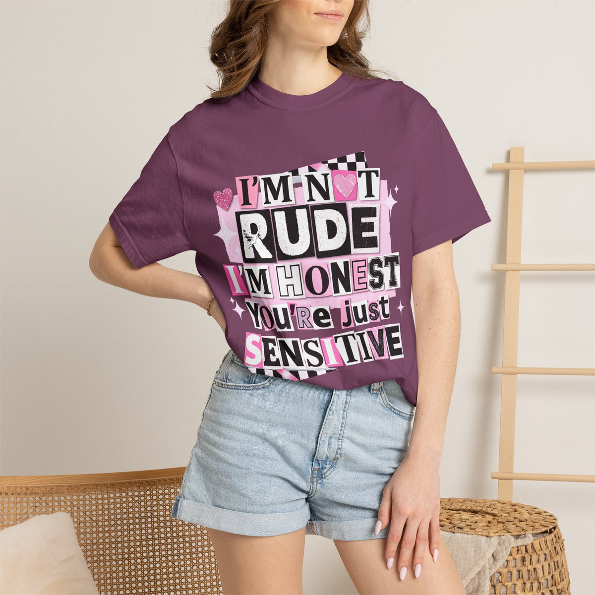 I'm Not Rude I'm Honest You're Just Sensitive Comfort Colors Tee | Daisie & Co.