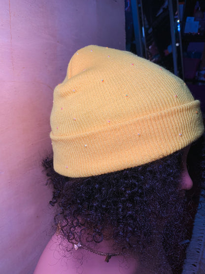 Cutie Rhinestone Beanie Daisie Boutique