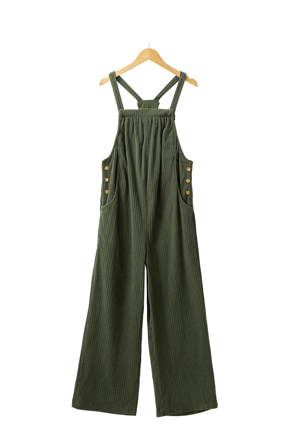 Green Corduroy Overall Daisie Boutique