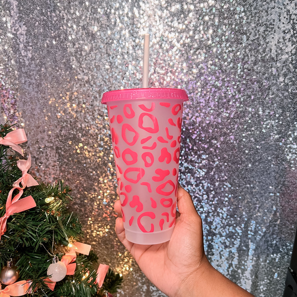 Leopard - 24 Ounce Animal Print Cold Cup Daisie