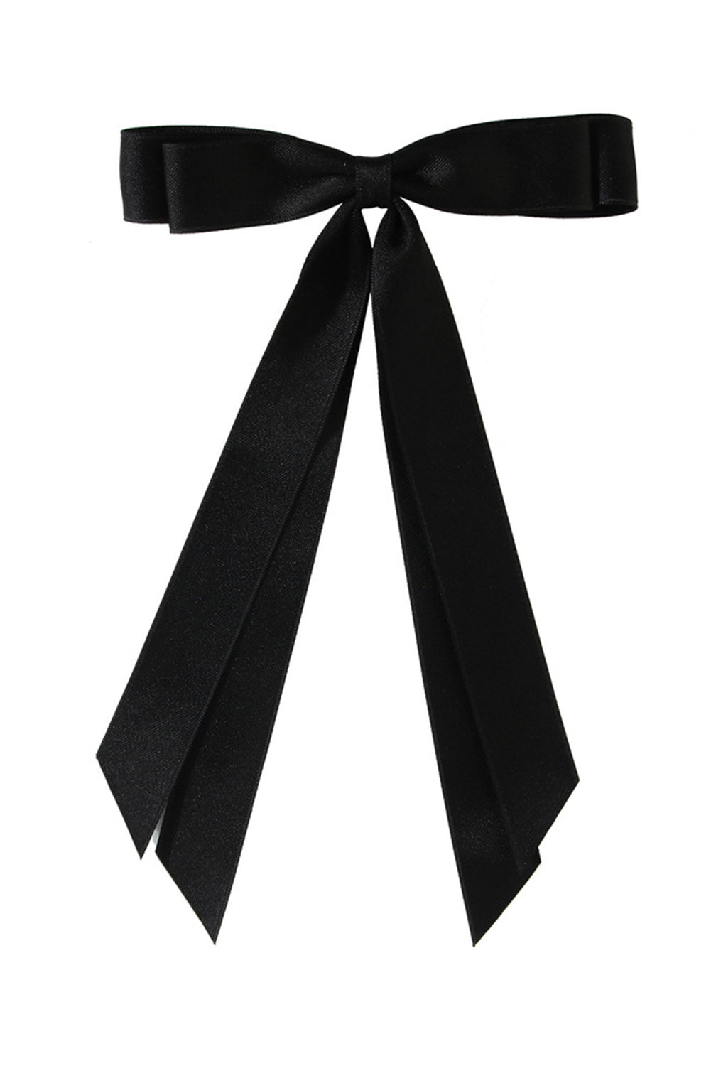 Black Double Bow Knot Alligator Hair Clip Daisie Boutique