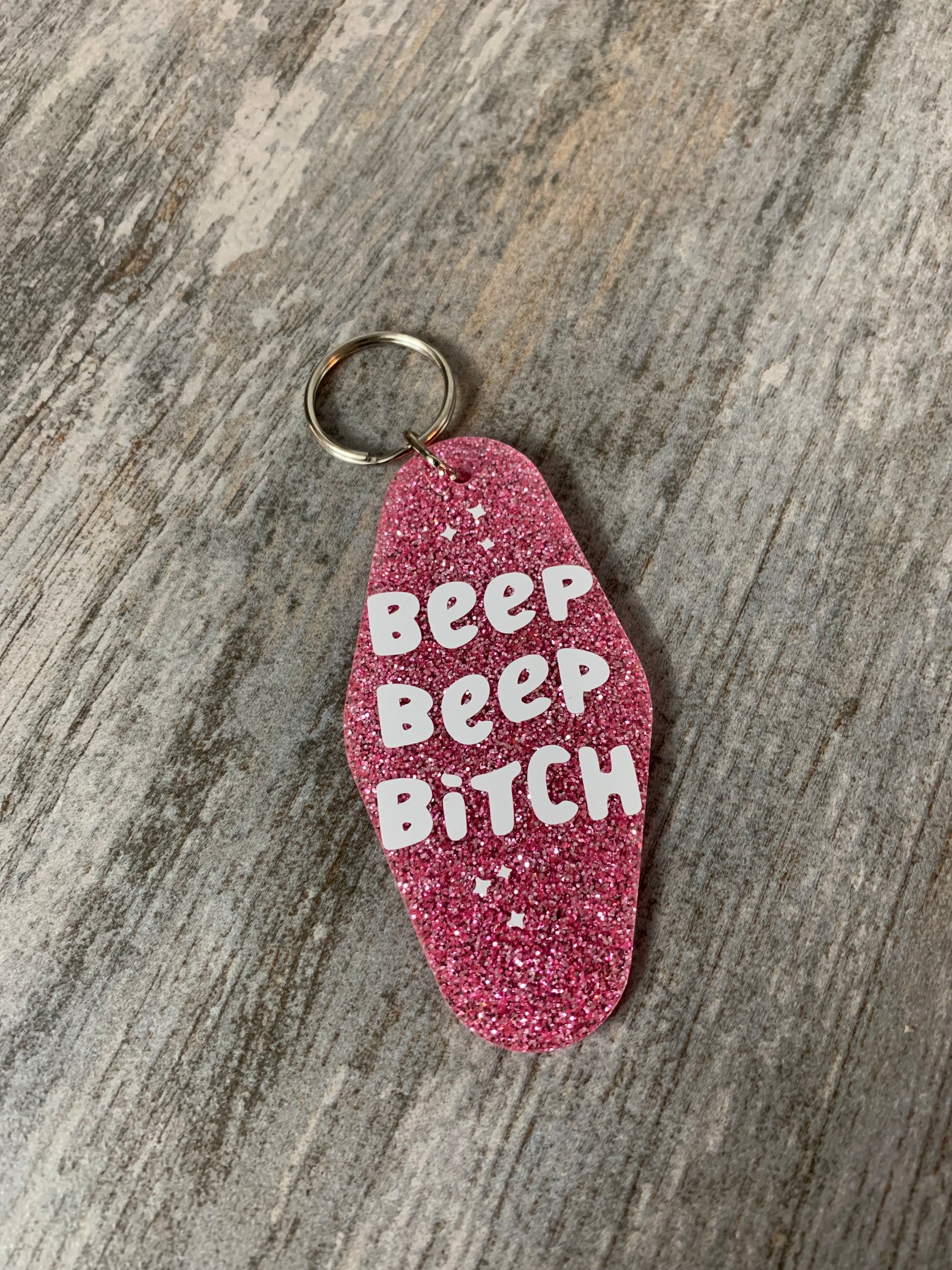 BEEP BEEP Cute Motel Keychain Daisie Boutique