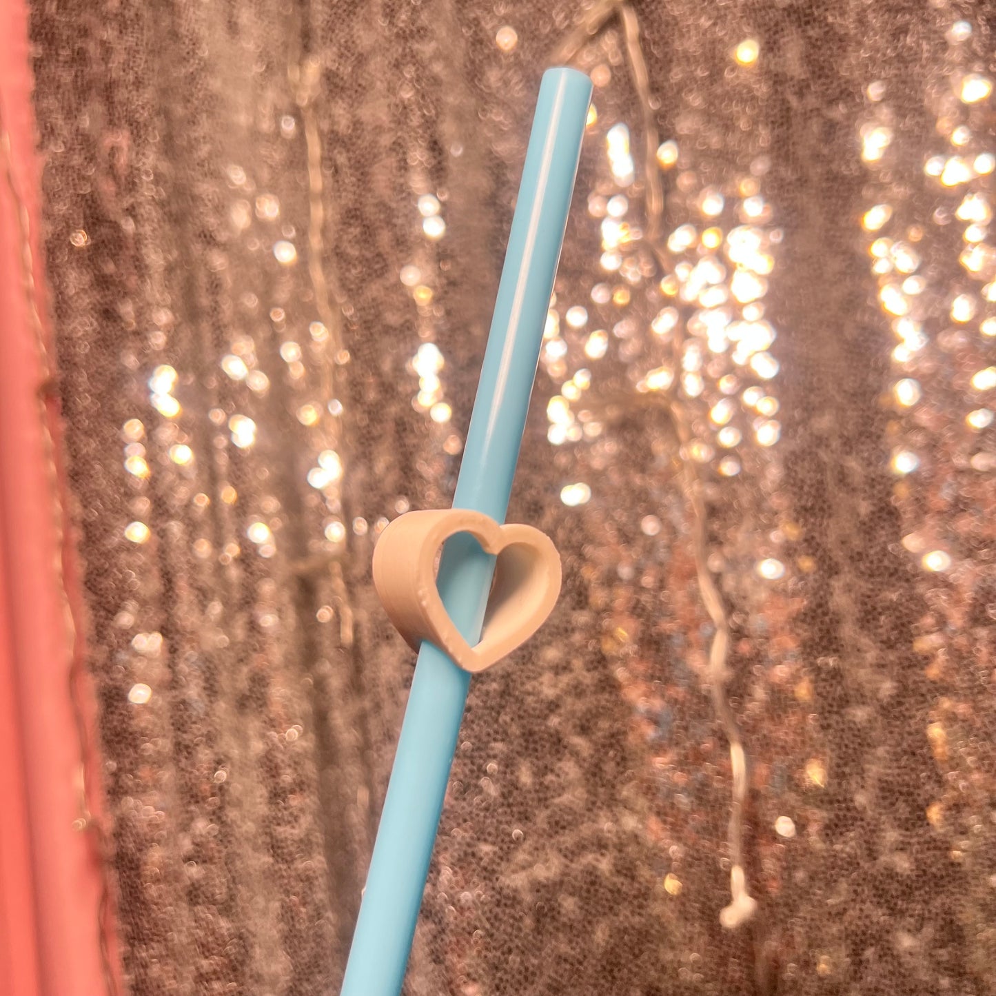 Cutie Heart Shaped Straw Topper